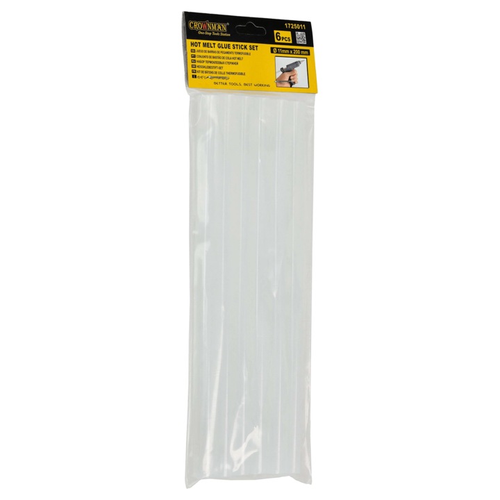 Cartus pentru pistol cu lipici cald 11x200mm - 6pcs