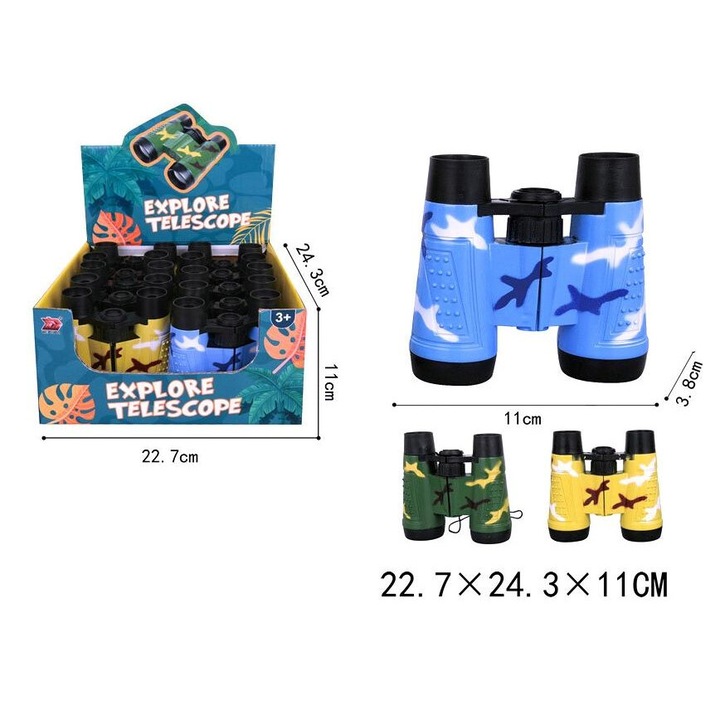 Binoclu GAZELO Lornetka G200897, 10x42, culoare neagra