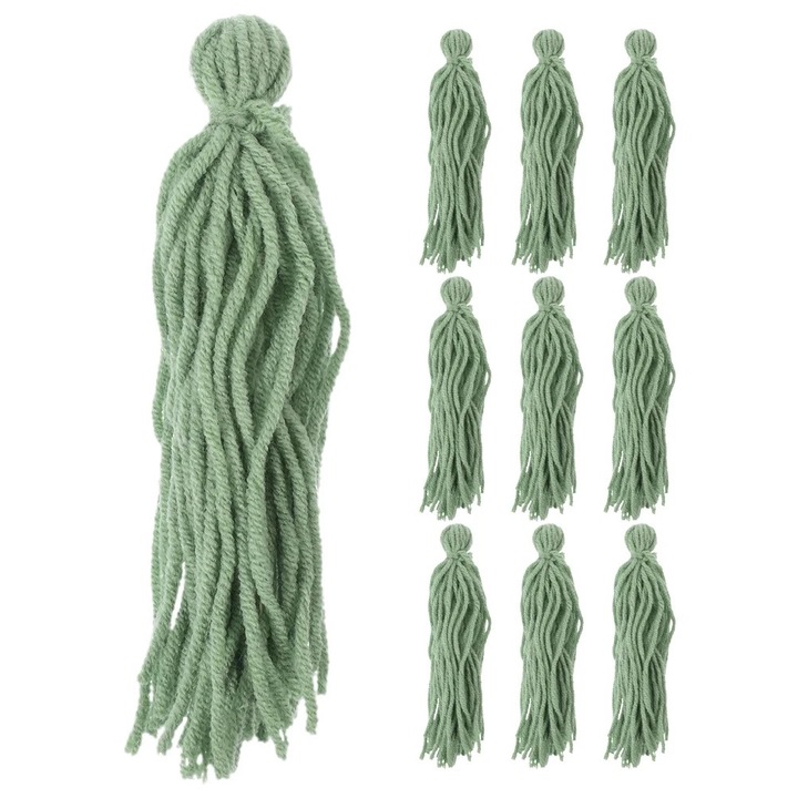 Set 10 Mopuri de reproducere pentru pesti, design elegant, verde 13x4x3cm, pentru pesti colorati si creveti