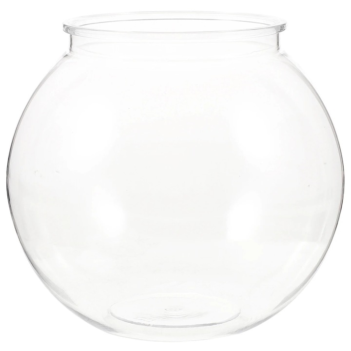 Acvariu plastic transparent, 18x18x16cm