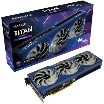 Placa video SPARKLE Intel® Arc™ B580 TITAN OC, 12GB GDDR6, 192-bit Placa video SPARKLE Intel® Arc™ B580 TITAN OC, 12GB GDDR6, 192-bit