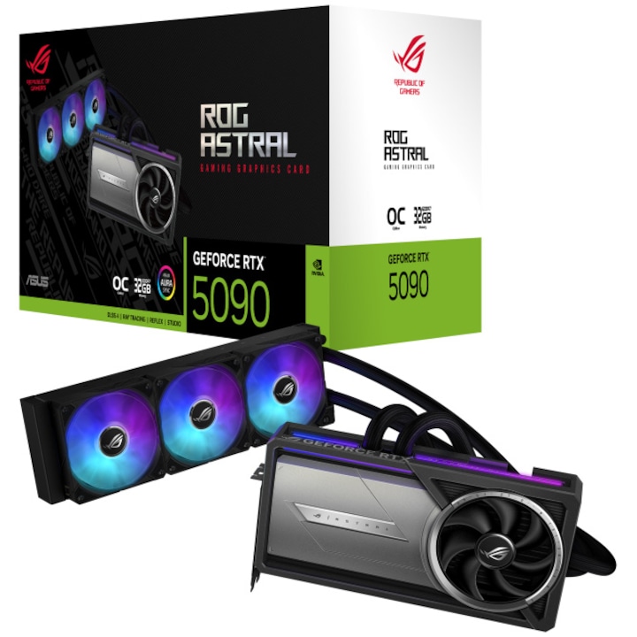 Видео карта ASUS ROG Astral LC RTX 5090 OC 32GB GDDR7 R-A-LC-5090-O32G