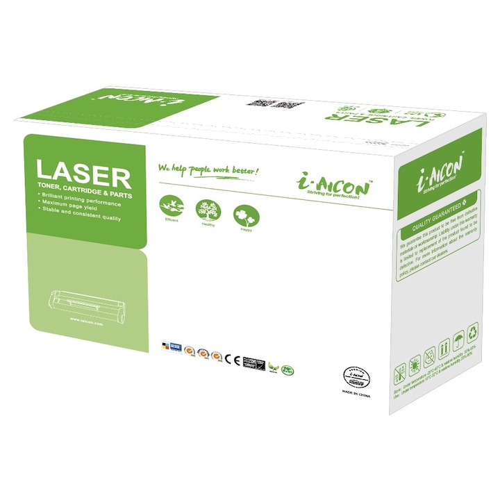 Cartus toner compatibil HP 142a / W1420A, Negru, 950 pagini - Cu Chip - i-Aicon
