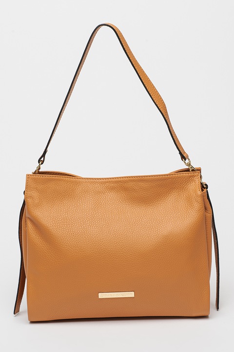 Chiara Canotti, Bőr válltáska levehető pánttal, Karamellbarna