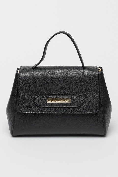 Antonia Moretti, Keresztpántos bőrtáska, Fekete