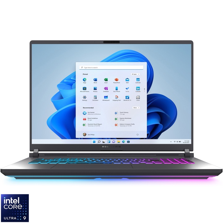 ASUS ROG Strix G18 G815LW Játékos Laptop Intel® Core™ Ultra 9 275HX processzorral, akár 5,4 GHz-ig, 18", 2,5K WQXGA, 240Hz, G-Sync, 32 GB DDR5, 1 TB SSD, NVIDIA® GeForce RTX™ 5080 16 GB GDDR7, Windows 11 Pro, Eclipse Gray