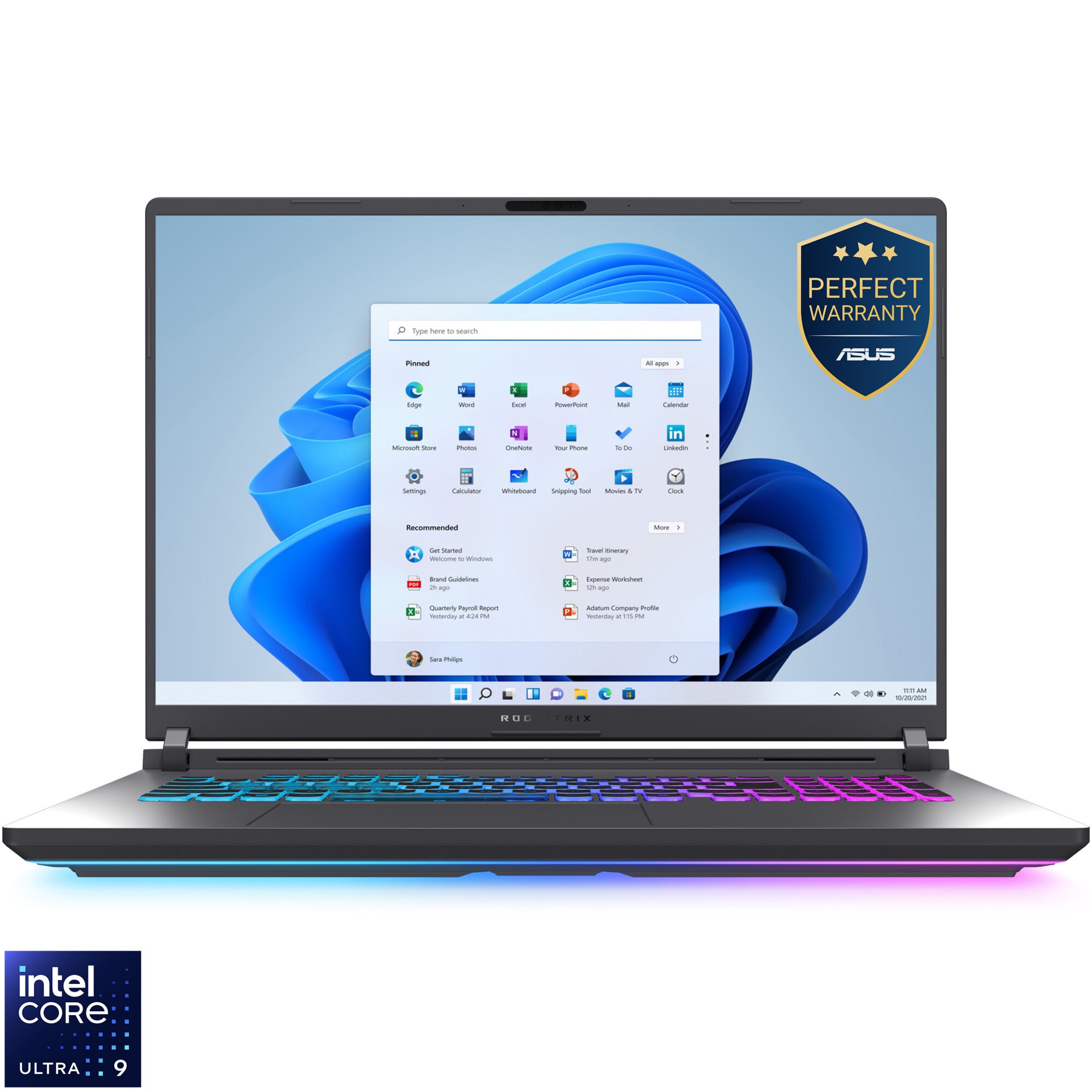 Laptop Gaming ASUS ROG Strix G18 G815LW cu procesor Intel® Core™ Ultra 9 275HX pana la 5.4GHz, 18", 2.5K WQXGA, 240Hz, G-Sync, 32GB DDR5, 1TB SSD, NVIDIA® GeForce RTX™ 5080 16GB GD