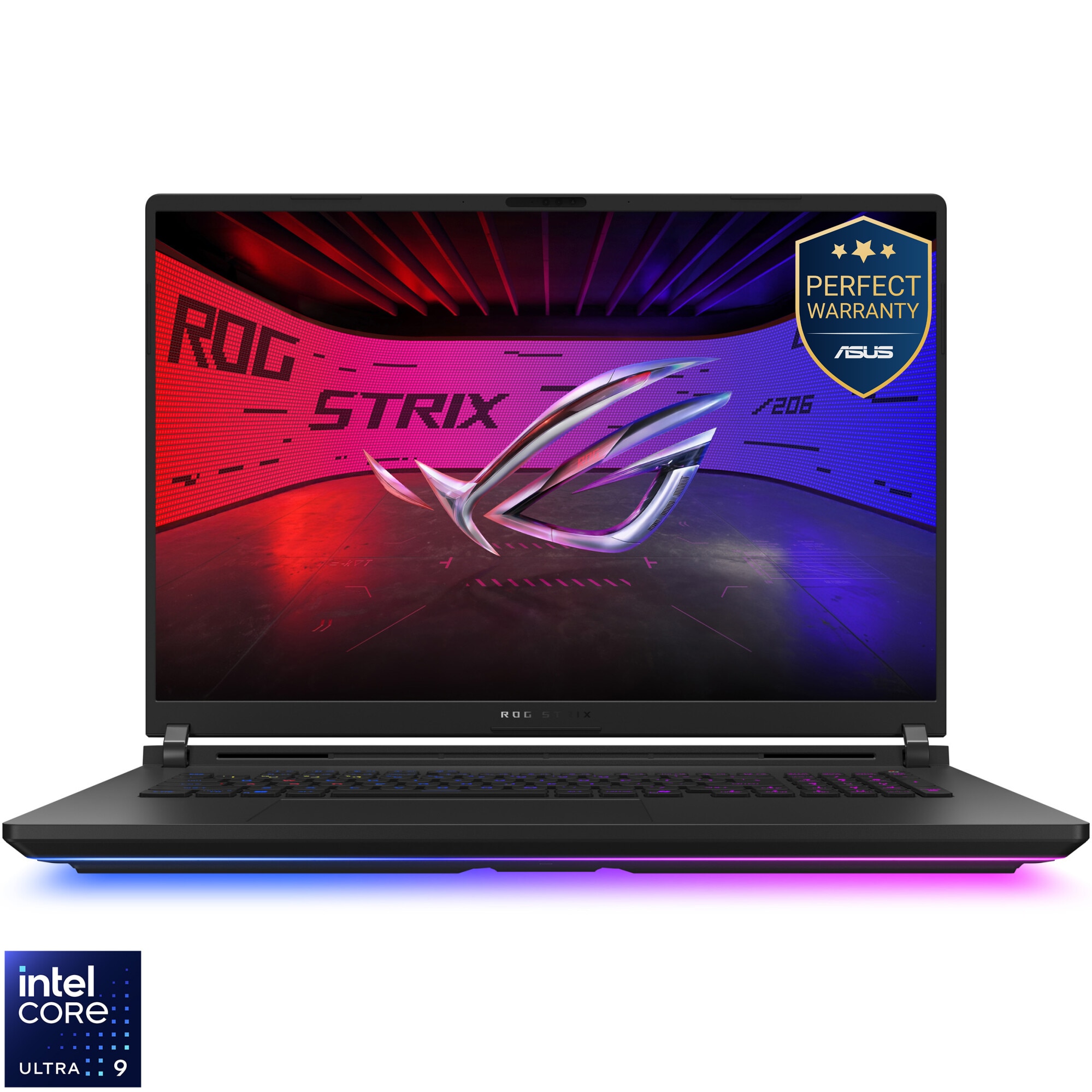 Laptop Gaming ASUS ROG Strix SCAR 18 G835LX cu procesor Intel® Core™ Ultra 9 275HX pana la 5.4GHz, 18", 2.5K WQXGA, Mini LED, 240Hz, G-Sync, 64GB DDR5, 2TB + 2TB SSD, NVIDIA® GeForce RTX™ 5090 24GB GDDR7, No OS, Off Black