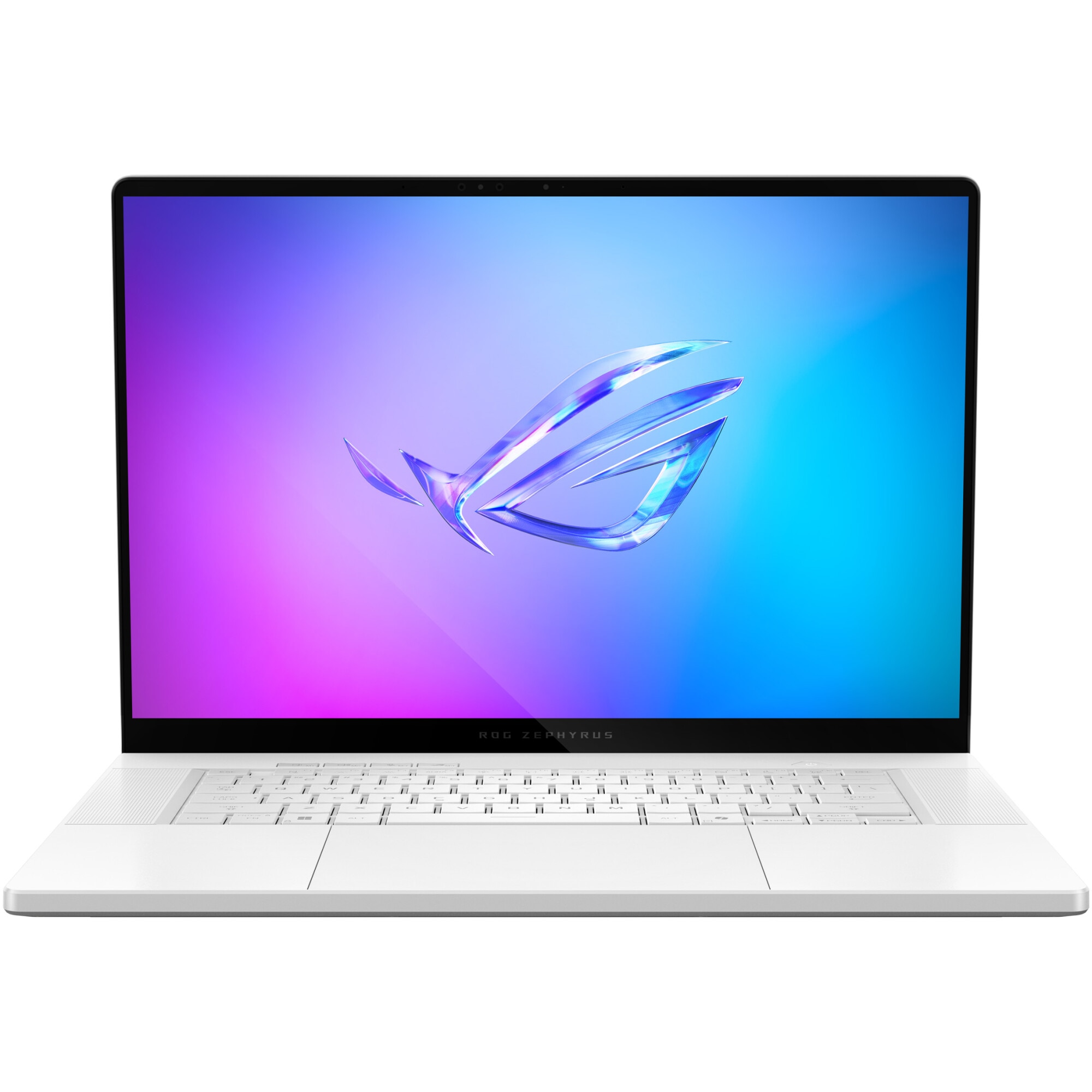 Laptop Gaming ASUS ROG Zephyrus G16 GU605CX cu procesor Intel® Core™ Ultra 9 285H pana la 5.4GHz, 16", 2.5K WQXGA, OLED, 240Hz, G-Sync, 64GB LPDDR5X, 2TB SSD, NVIDIA® GeForce RTX™ 5090 24GB GDDR7, No OS, Platinum White