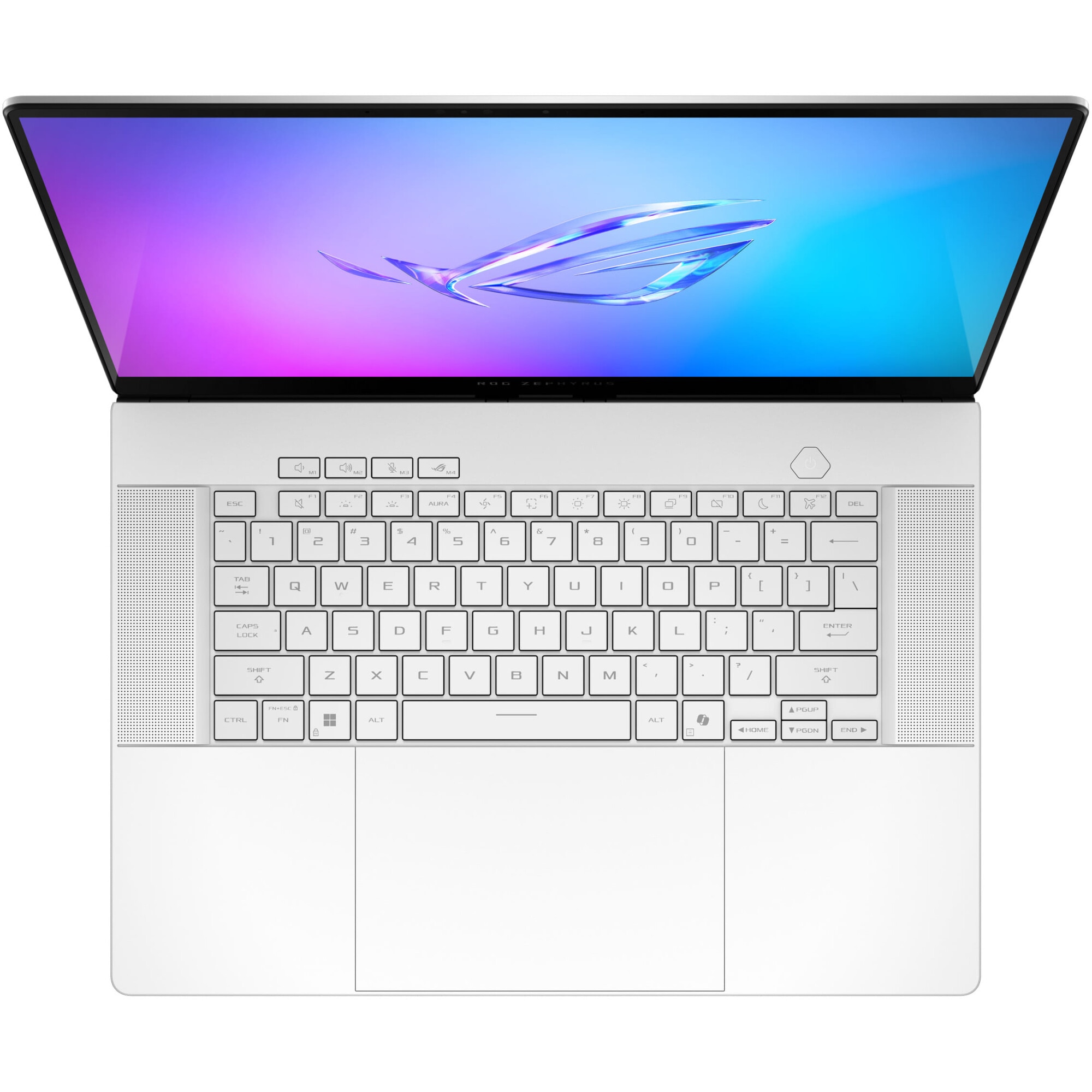 Laptop Gaming ASUS ROG Zephyrus G16 GU605CX cu procesor Intel® Core™ Ultra 9 285H pana la 5.4GHz, 16", 2.5K WQXGA, OLED, 240Hz, G-Sync, 64GB LPDDR5X, 2TB SSD, NVIDIA® GeForce RTX™ 5090 24GB GDDR7, No OS, Platinum White