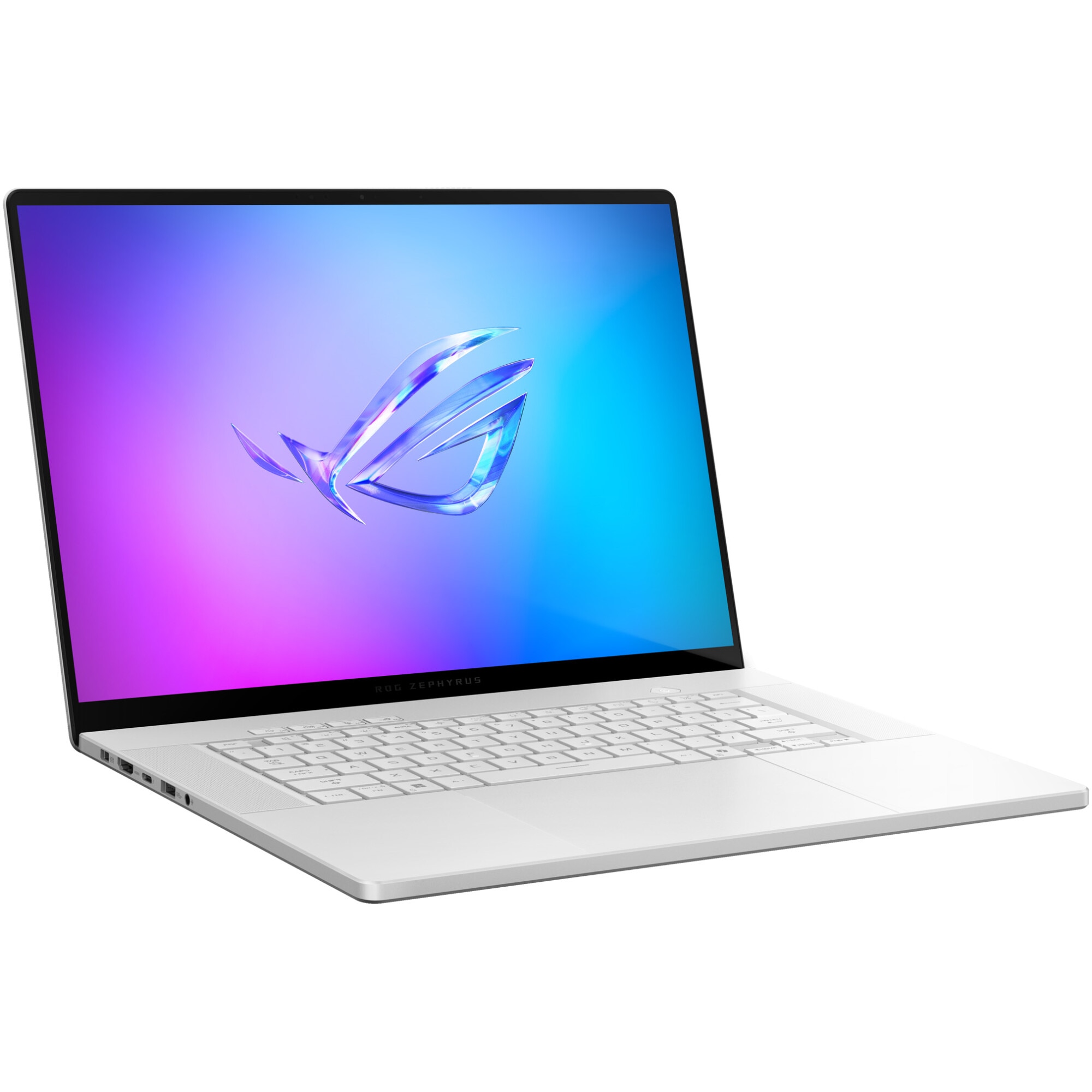 Laptop Gaming ASUS ROG Zephyrus G16 GU605CX cu procesor Intel® Core™ Ultra 9 285H pana la 5.4GHz, 16", 2.5K WQXGA, OLED, 240Hz, G-Sync, 64GB LPDDR5X, 2TB SSD, NVIDIA® GeForce RTX™ 5090 24GB GDDR7, No OS, Platinum White