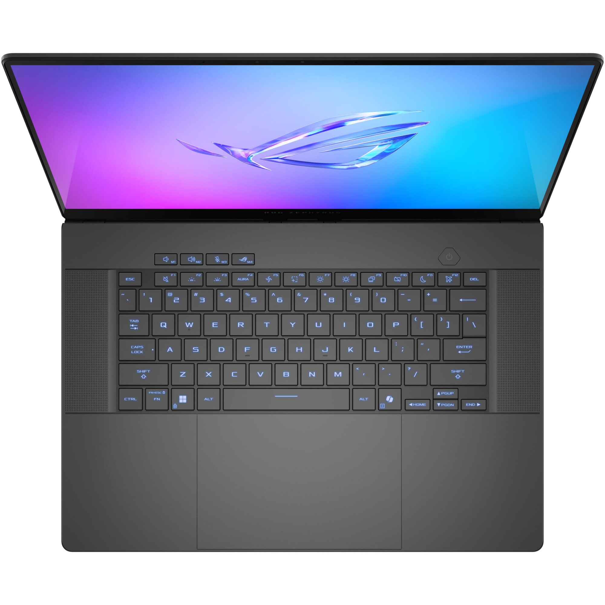 Laptop Gaming ASUS ROG Zephyrus G16 GU605CX cu procesor Intel® Core™ Ultra 9 285H pana la 5.4GHz, 16", 2.5K WQXGA, OLED, 240Hz, G-Sync, 64GB LPDDR5X, 1TB SSD, NVIDIA® GeForce RTX™ 5090 24GB GDDR7, No OS, Eclipse Gray