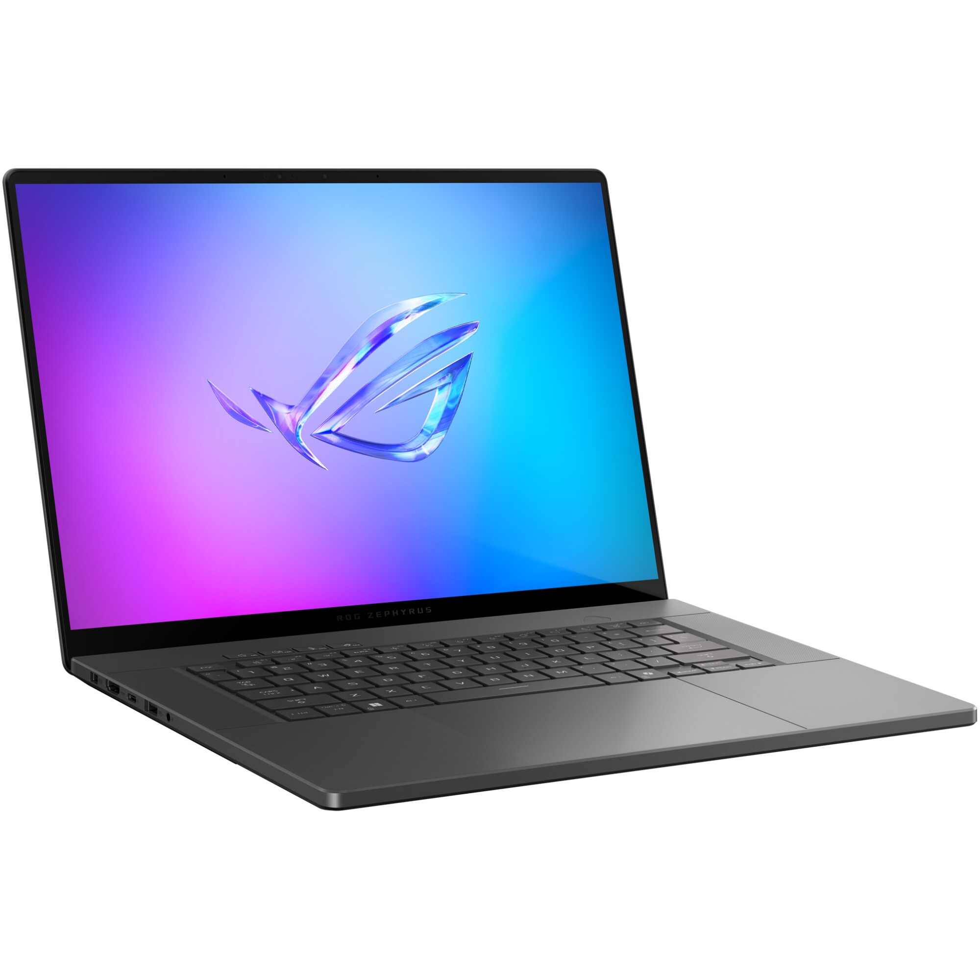 Laptop Gaming ASUS ROG Zephyrus G16 GU605CX cu procesor Intel® Core™ Ultra 9 285H pana la 5.4GHz, 16", 2.5K WQXGA, OLED, 240Hz, G-Sync, 64GB LPDDR5X, 1TB SSD, NVIDIA® GeForce RTX™ 5090 24GB GDDR7, No OS, Eclipse Gray