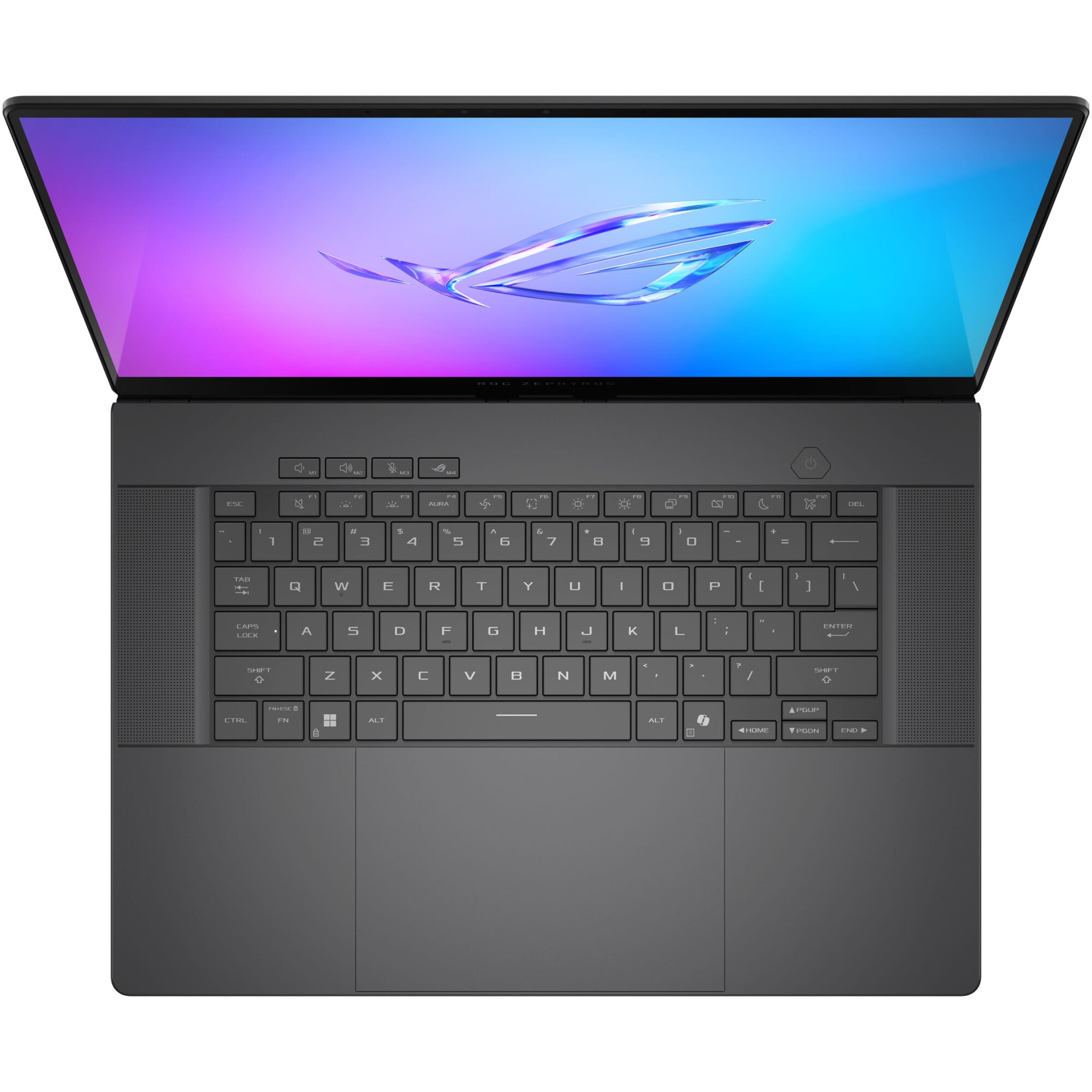 Laptop Gaming ASUS ROG Zephyrus G16 GU605CX cu procesor Intel® Core™ Ultra 9 285H pana la 5.4GHz, 16", 2.5K WQXGA, OLED, 240Hz, G-Sync, 64GB LPDDR5X, 1TB SSD, NVIDIA® GeForce RTX™ 5090 24GB GDDR7, No OS, Eclipse Gray