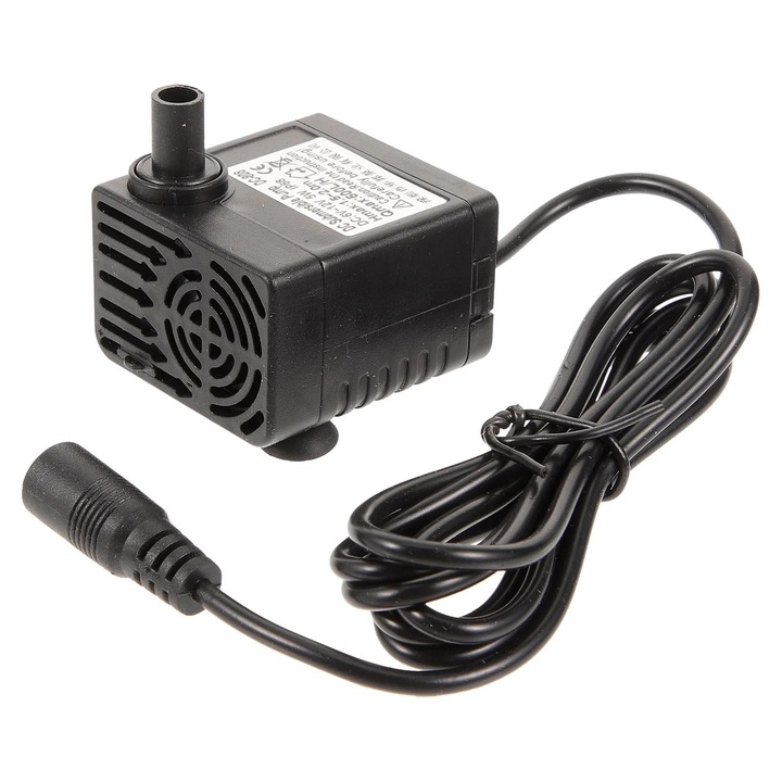 Pompa submersibila, 150x5x4.5cm, cu energie solara, 5W, 6-12V, pentru acvariu si fantana