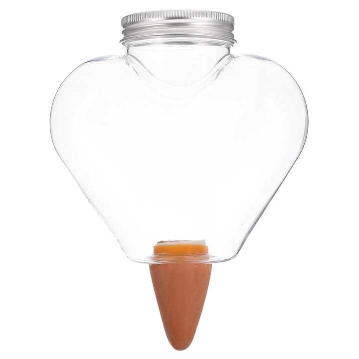 Dispozitiv automat de udare a plantelor, globuri din plastic, capacitate 500ml, 16x12x5cm, transparent