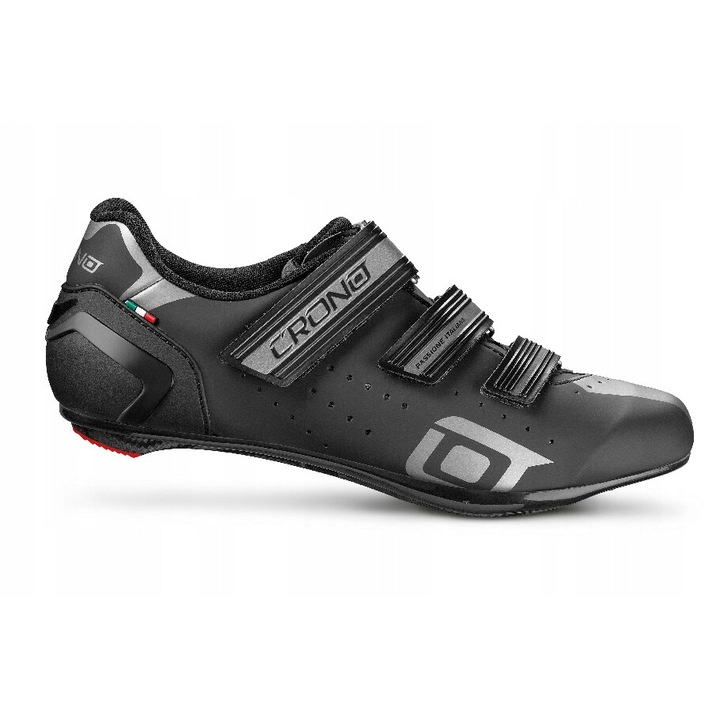 Pantofi sport barbati Cronos CR-4-22, 3 bretele Velcro, microfibra, talpa ROAD CARBOCOMP