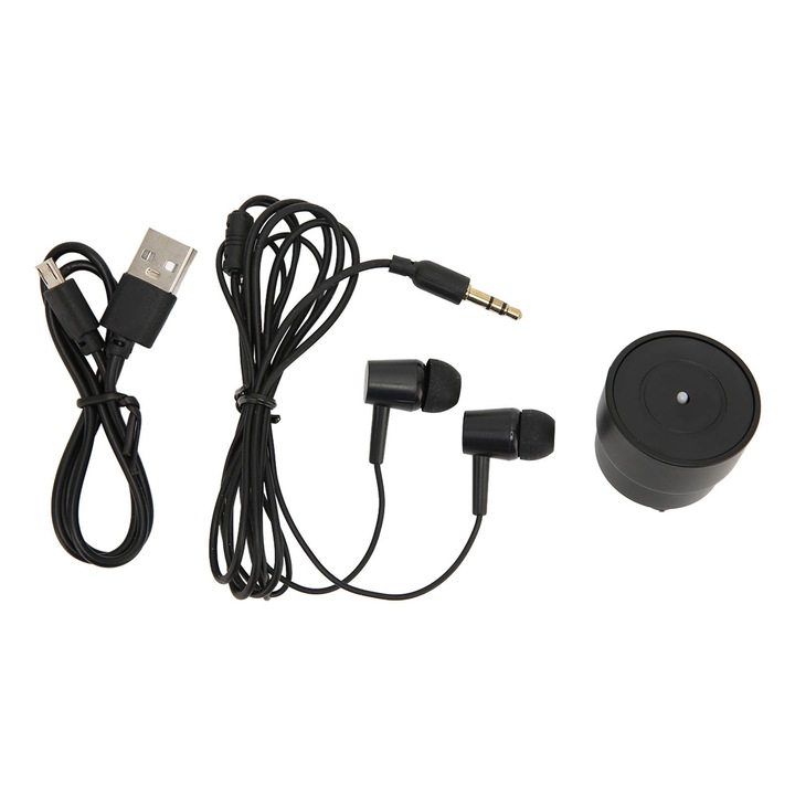 Detector de scurgeri pentru conducte de apa Enforose, compact, portabil, reincarcabil, 13000x amplificare sunet, 100mAh