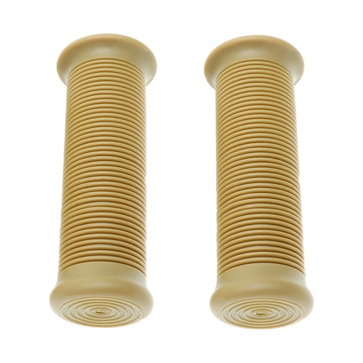Manere bicicleta, galbene, 12.4x4.2x3.6cm, set de 2, din cauciuc TPU, antiderapante