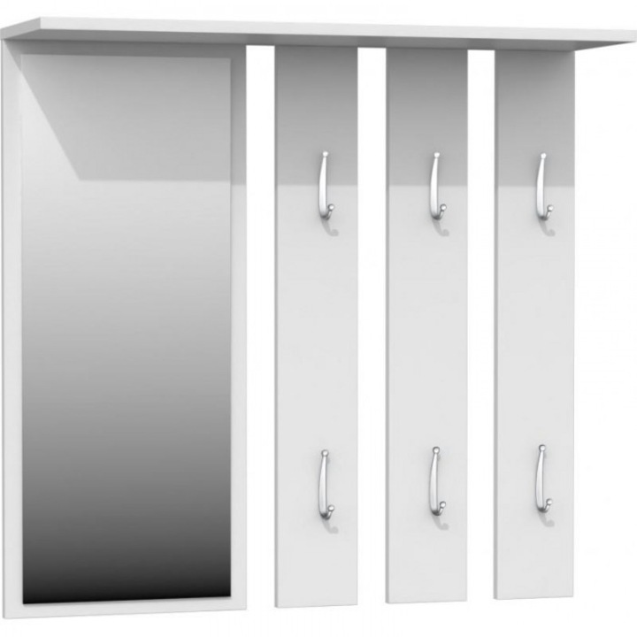 Cuier TOP E SHOP, alb, 150x850x820mm