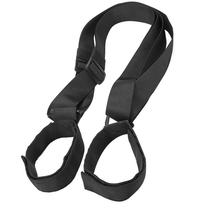 YANYXR snowboard hordszíj, fekete 14.5x2.5x0.1cm