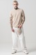 Champion, Tricou din material pique cu model uni, Bej