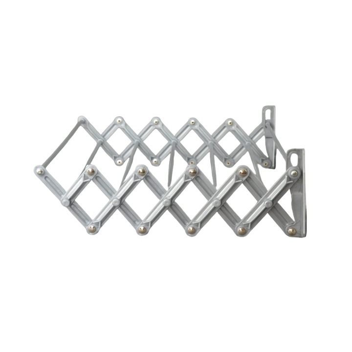 ABJ fürdőszobai ruhaszárító, falra szerelhető, 100 cm, szürke