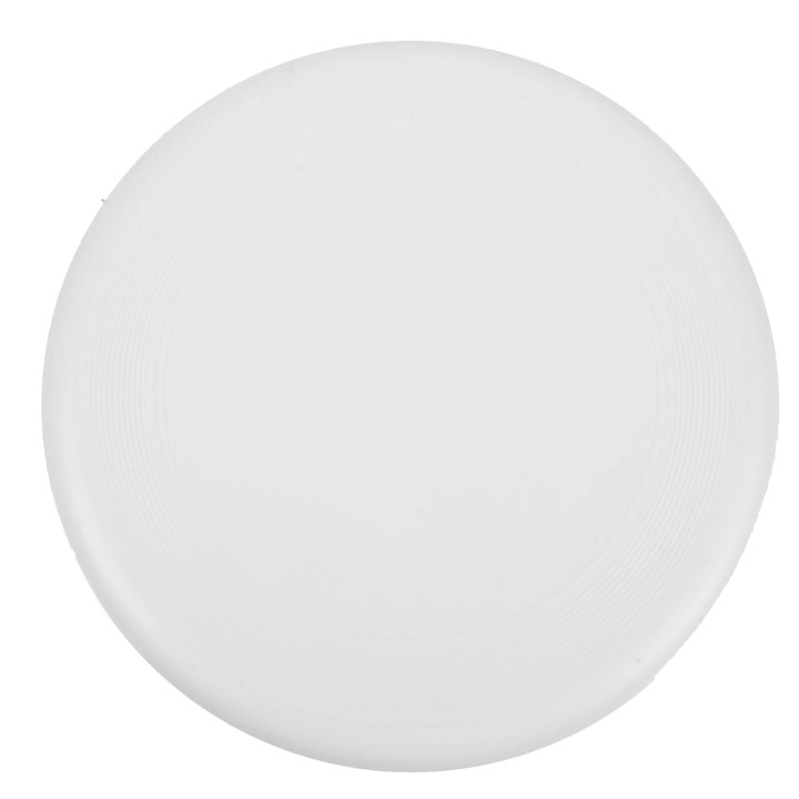 Discuri zburatoare amuzante, plastic, 23.50x23.50x2.00cm, alb, set jucarii interactive copii