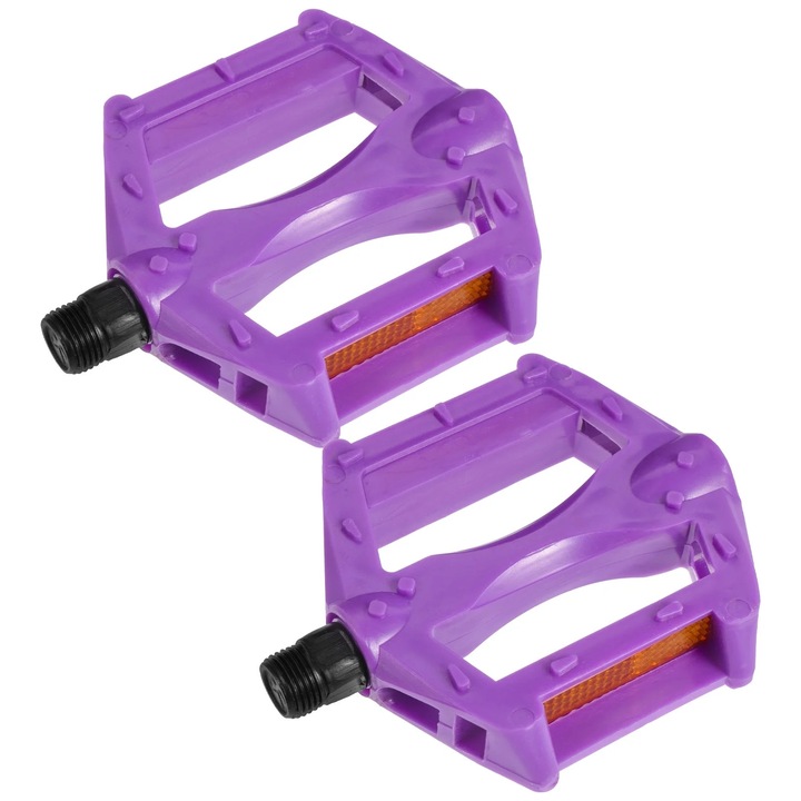 Pedale bicicleta copii, violet, 10.50x8.00x1.50cm, set de 1 pereche