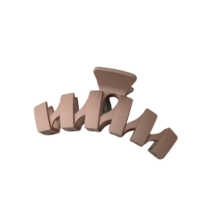 Hajcsat, akril, kávészínű, minimalista modell