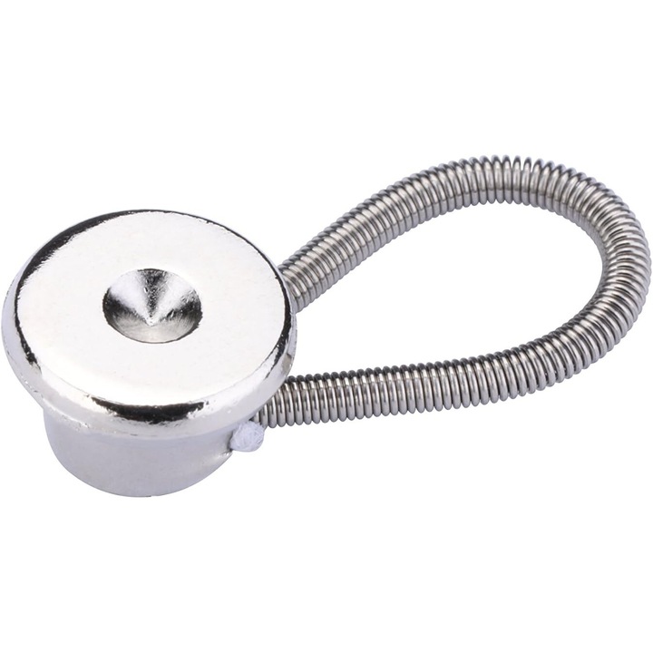 9 bucati prelungitoare pentru guler elastic pentru camasi pentru barbati, prelungitoare pentru nasturi flexibile pentru gat pentru camasi de rochie, costume, mansete, haina, pantaloni de blugi pentru barbati si femei ( argintiu)