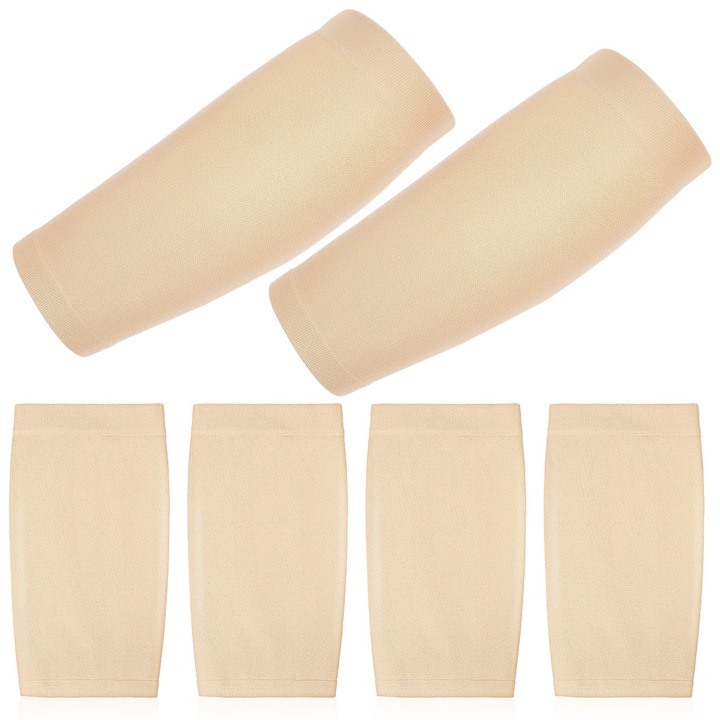 Manusi de protectie pentru antebrat, bej, 19x11x0.2cm, set 3 perechi