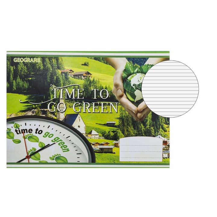 Földrajz füzet B5 modell, ideje zölddé válni - 24f