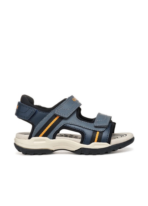 Sandale barbati Geox, 304459740, Piele ecologica, Albastru, Albastru, 41