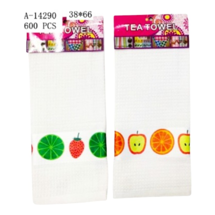 Комплект 2 кухненски кърпи, Текстил, 38х66 см