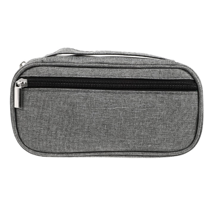 Geanta de izolare insulina, gri, 21x11x4.5cm, pentru diabetici