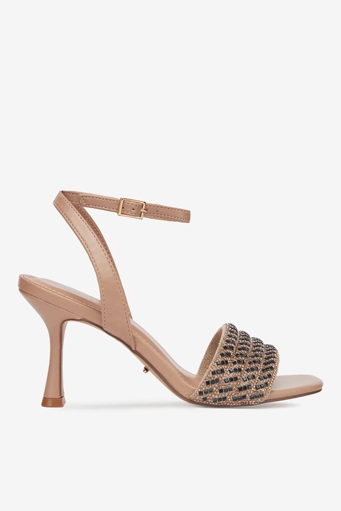 Sandale dama Deezee, 5903698192178, Piele ecologica, Maro, Maro