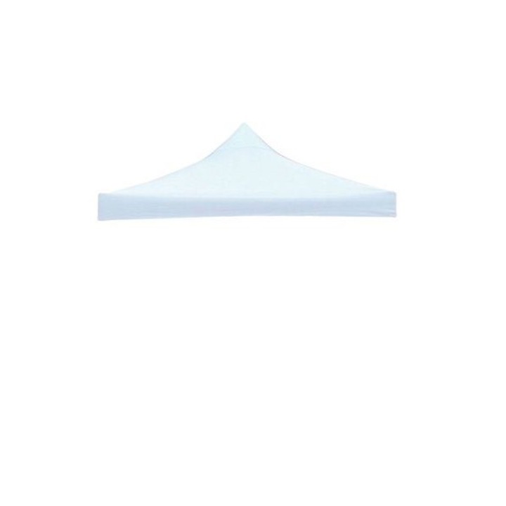 Брезент, навес за покрив на палатка-павилион, 2 x 3 м, водоустойчив, покритие от 700D оксфордска материя, гумиран бял
