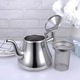 Ceainic din inox cu infuzor, 1L, argintiu, 20x13x15cm