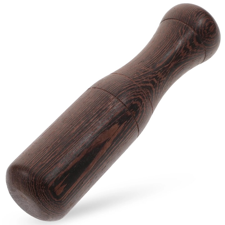 Set ustensile de bucatarie, tocator usturoi din lemn, 1 bucata, argintiu, pentru 4 persoane