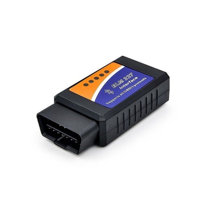 WIFI OBD2 четец на автомобилни кодове, AMRINUGL, разширена съвместимост, iOS/Android връзка, черен