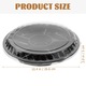 Set 10 tavi de servire cu capac, Argintiu, 26.60x26.60x5.00cm