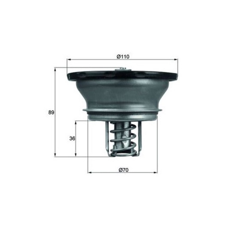 termosztát, hűtőfolyadék MAHLE THD382