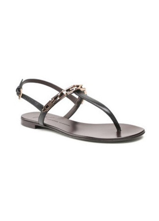 Sandale dama Giuseppe Zanotti, 209722802, Piele naturala, Negru, Negru