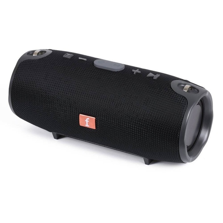 Boxa portabila Bluetooth R2 INVEST Boombox, radio FM, 24W, rezistenta la apa IP67, 22x10cm