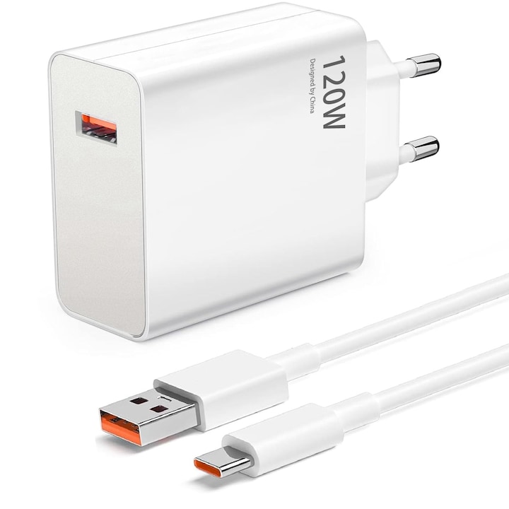 За Xiaomi зарядно устройство 120W бързо зарядно за стена, блок Hypercharge за Xiaomi 15 14 13 12 12t 12s Pro Lite Redmi Note K70 K60 K50 12 11 Pro Plus Black Shark 3 4 5 Poco X5 F4 X4 Gt Mi Turbo 6A USB Type C кабел