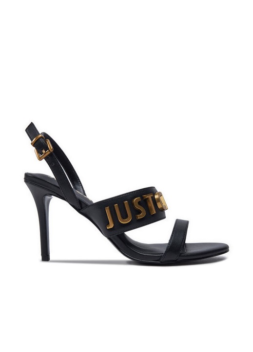 Sandale dama Just Cavalli, 304386244, Piele ecologica, Negru, Negru, 36