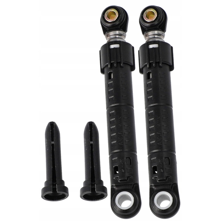 Set 2 amortizoare pentru masini de spalat rufe Bosch/Siemens, FullParts, 180x245mm, 90N, negru