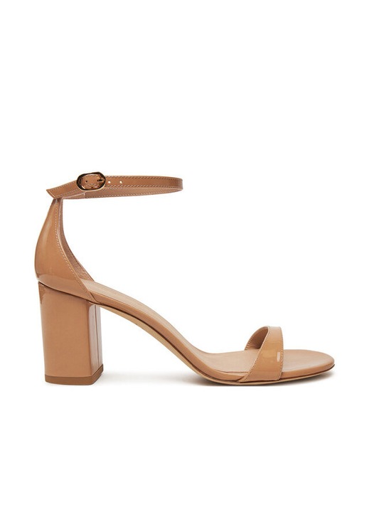 Дамски сандали Stuart Weitzman, 305127594, Естествена кожа, Бежов, Бежов