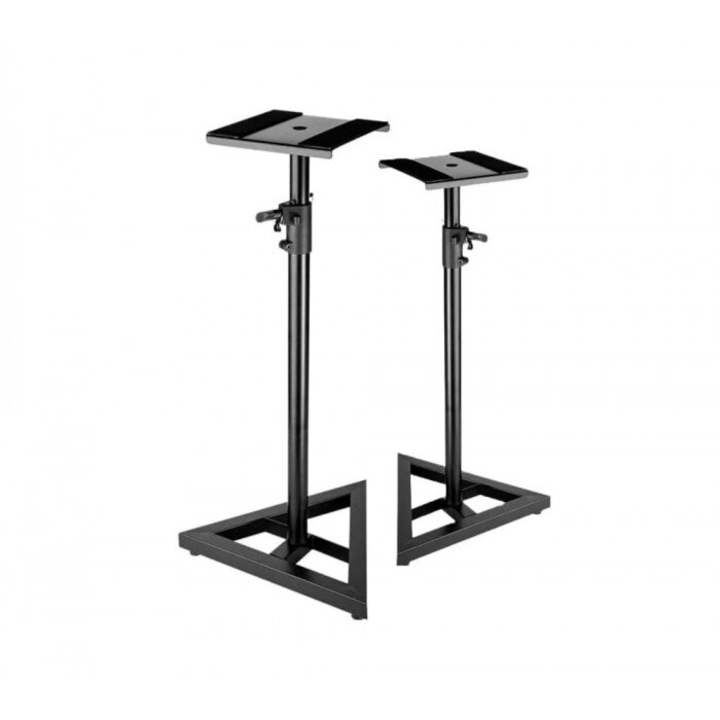 2 darabos PARA monitorállvány szett, SSQ, 140 cm, fekete